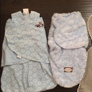 Lot of 2 Swaddle Blankets
